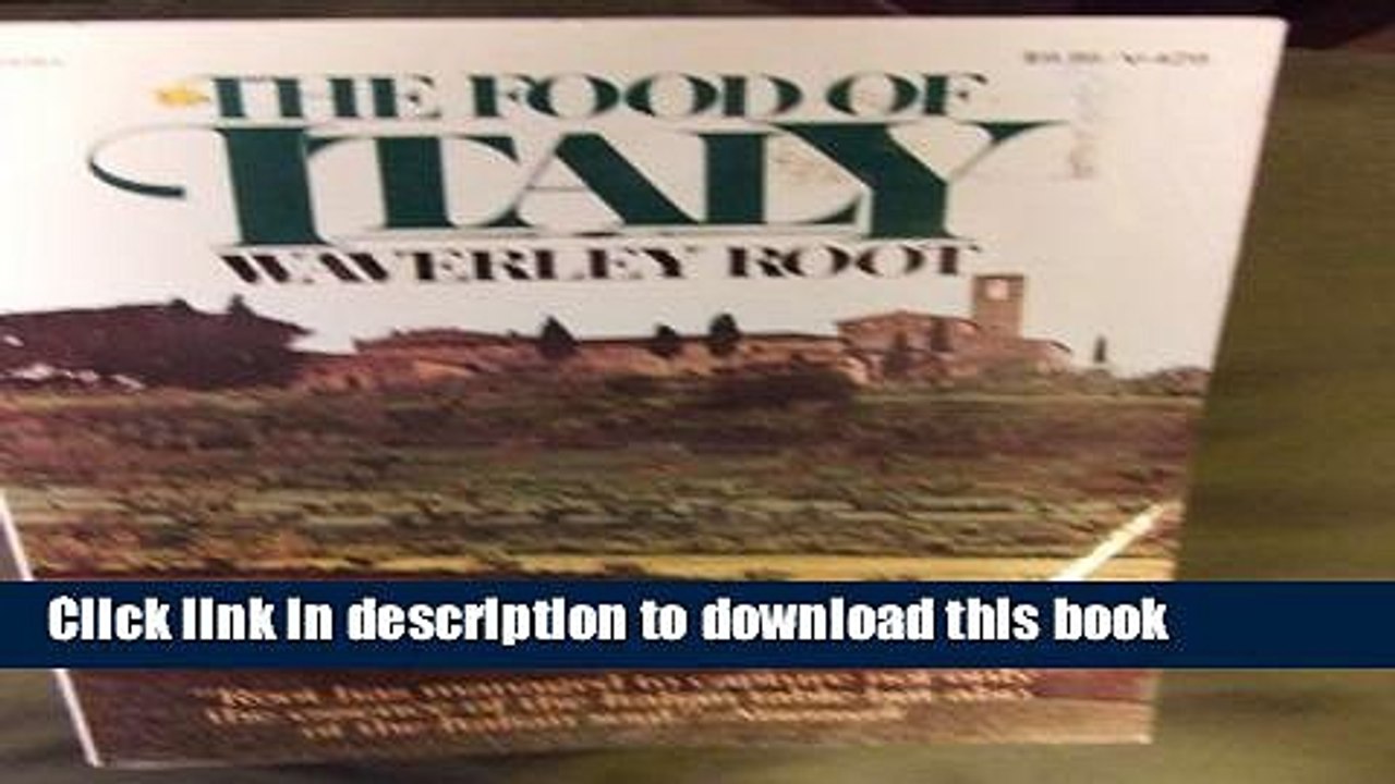 Books Food of Italy V429 Full Online