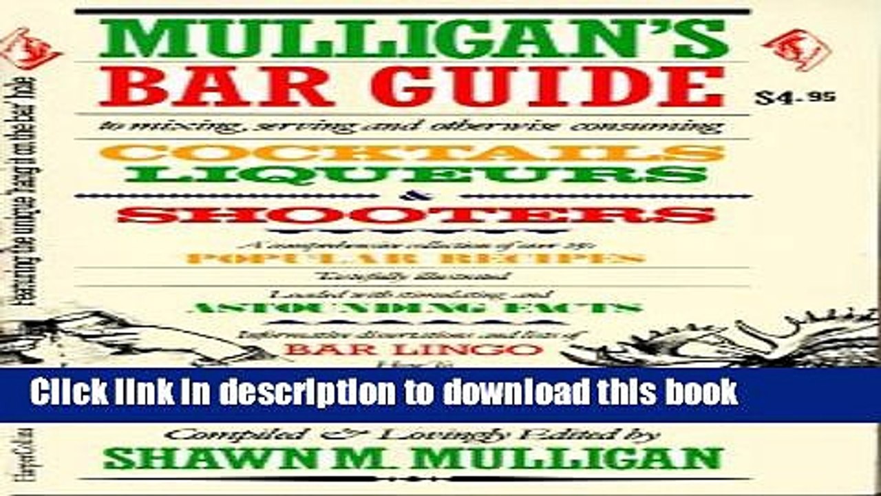 Ebook Mulligan s Bar Guide Free Online