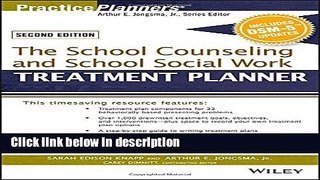 Books The School Counseling and School Social Work Treatment Planner, with DSM-5 Updates, 2nd