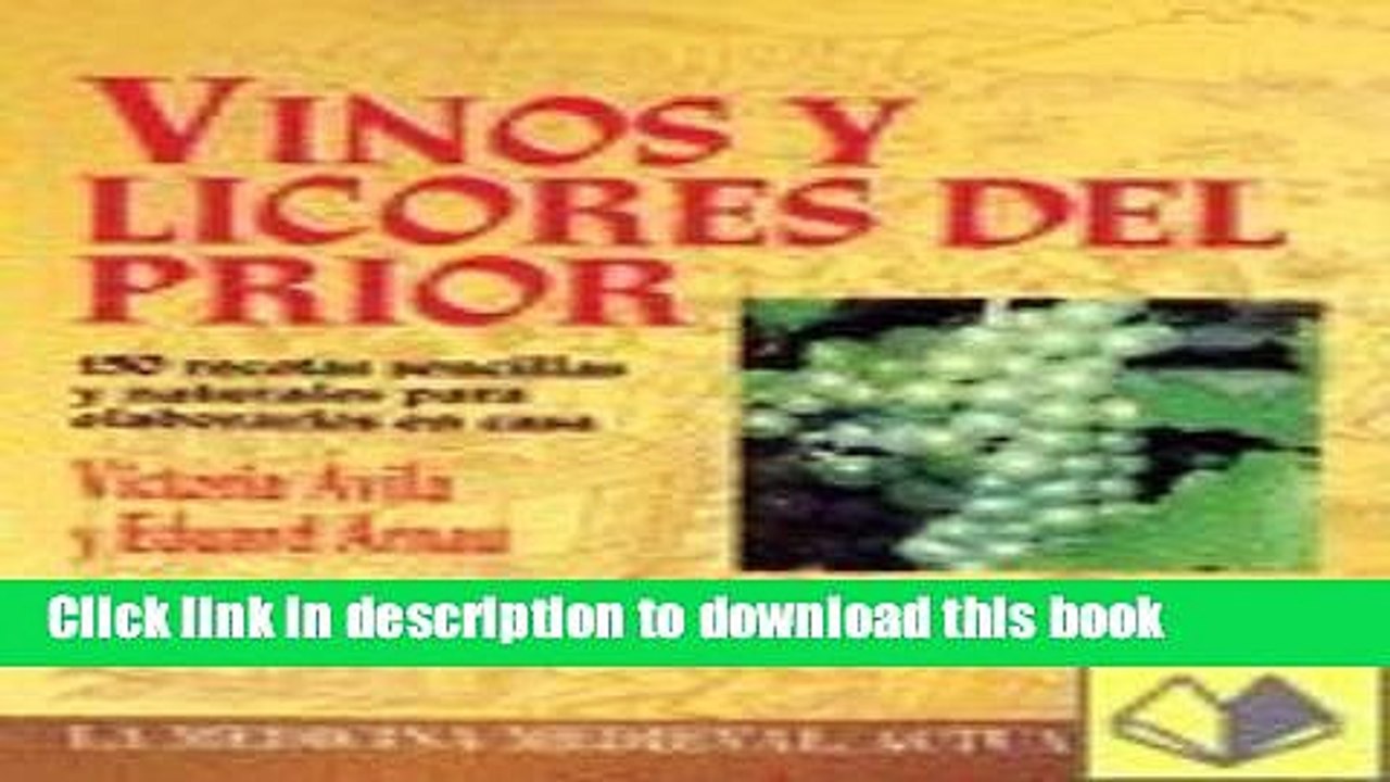 Books Vinos y licores del Prior (Spanish Edition) Free Download