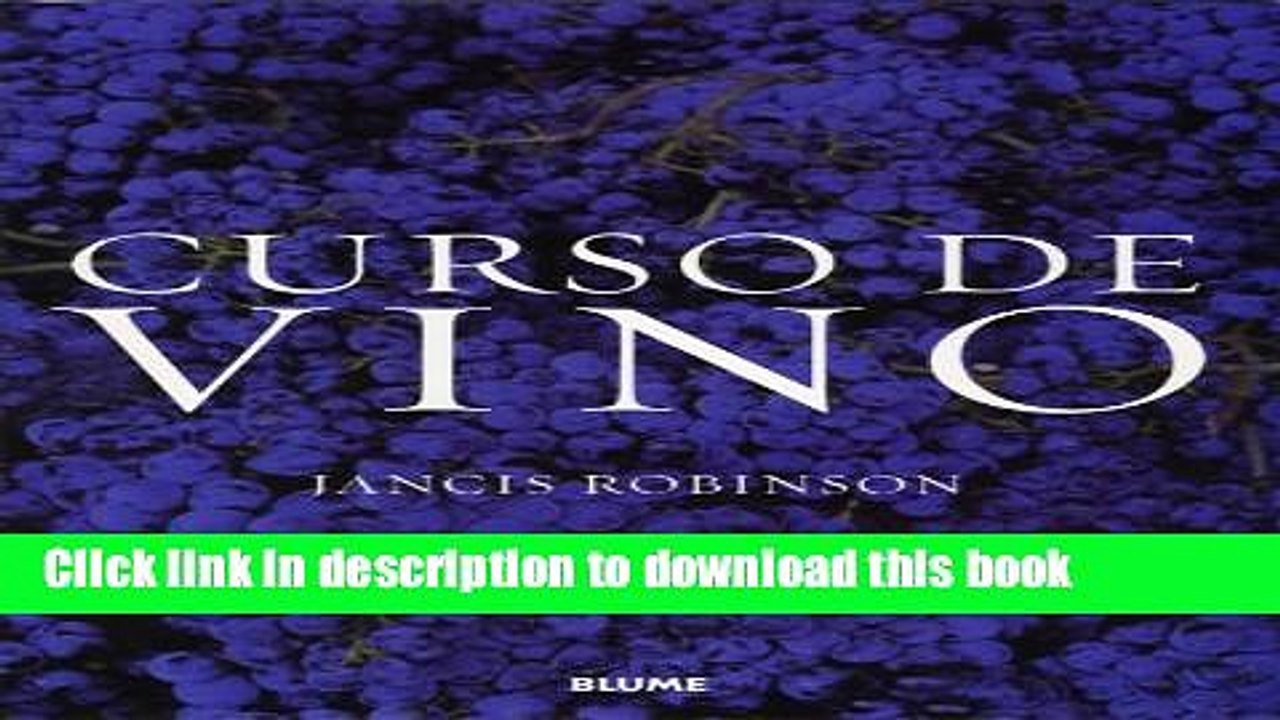 Ebook Curso de vino Free Online