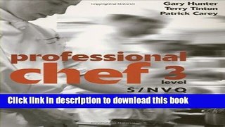 Books Professional Chef - Level 3 - S/NVQ Full Online