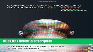 Books Computational Modeling in Cognition: Principles and Practice Free Download
