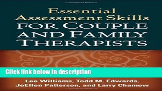 Books Essential Assessment Skills for Couple and Family Therapists (Guilford Family Therapy