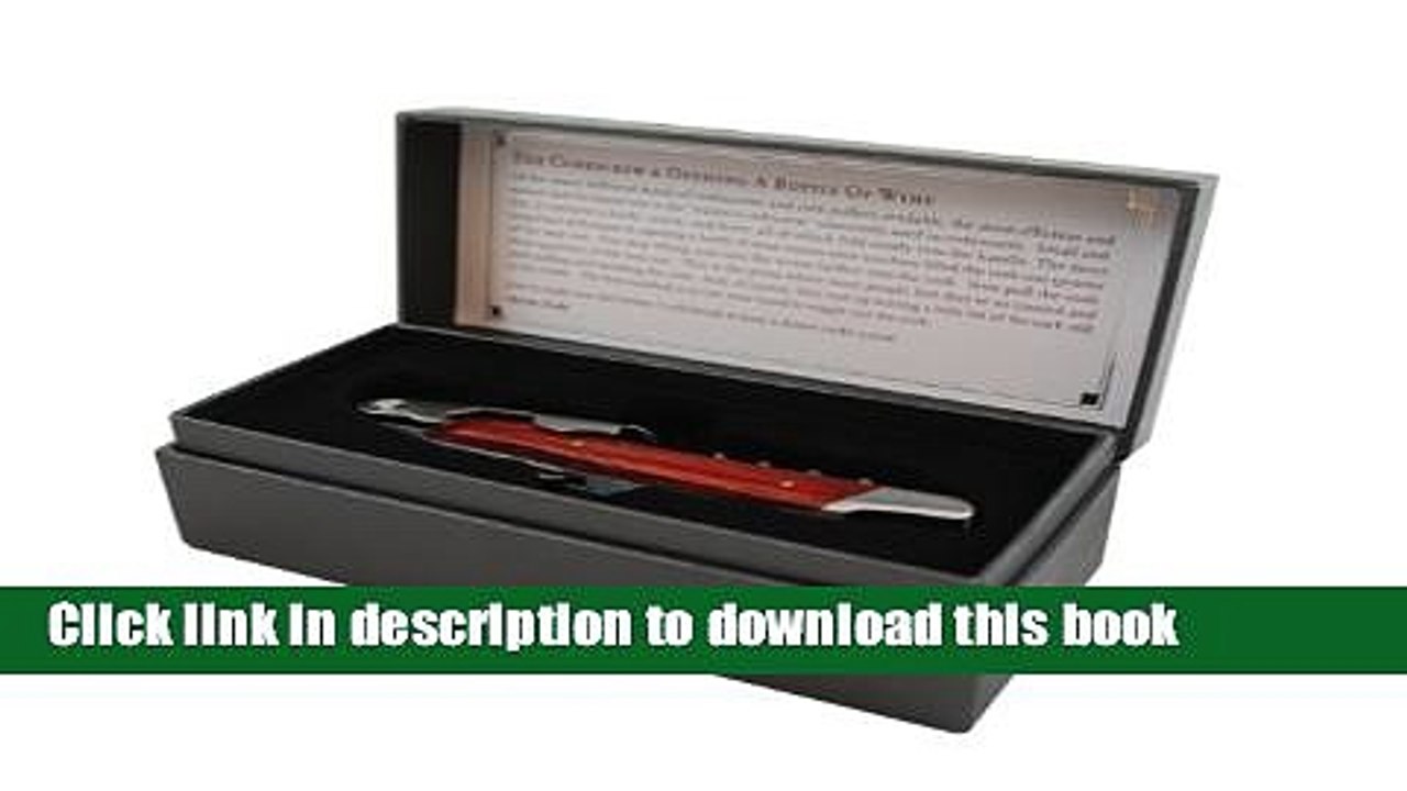 Books Kevin Zraly Wine Accessories: Cork Screw Full Online