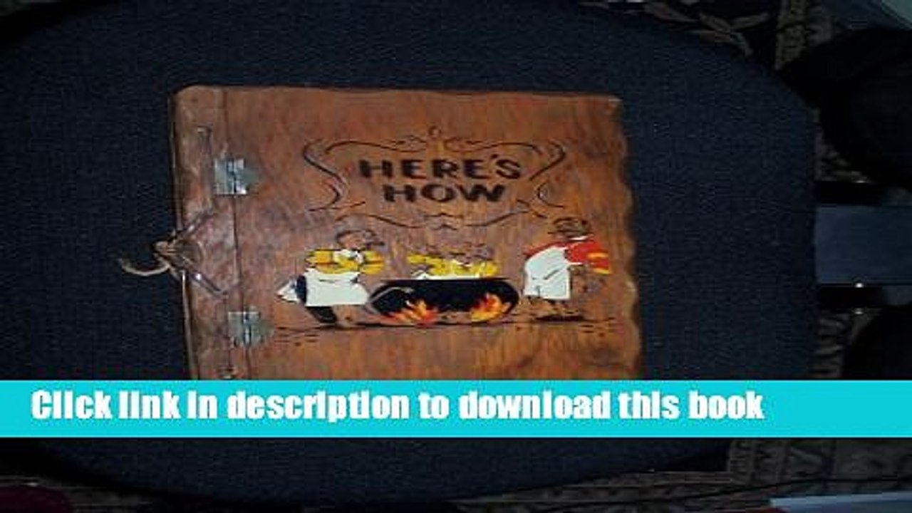 Ebook HERE S HOW: MIXED DRINKS [ Plywood Cover - First edition ] Full Online