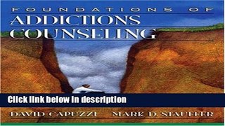 Ebook Foundations of Addictions Counseling Full Online