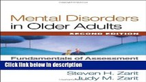 Books Mental Disorders in Older Adults, Second Edition: Fundamentals of Assessment and Treatment