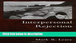 Books Interpersonal Rejection Free Online