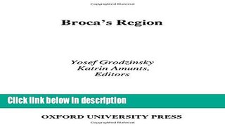 Books Broca s Region Free Download