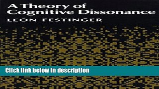 Ebook A Theory of Cognitive Dissonance Free Online