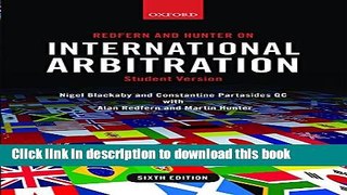 Ebook Redfern and Hunter on International Arbitration Free Online