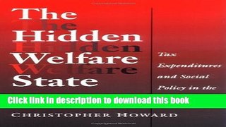 Books The Hidden Welfare State Free Online