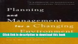 Books Planning and Management for a Changing Environment: A Handbook on Redesigning Postsecondary