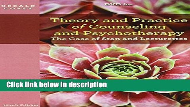 Ebook DVD: The Case of Stan and Lecturettes for Theory and Practice of Counseling and