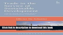 Books Trade in the Service of Sustainable Development: Linking Trade to Labour Rights and