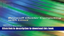 Ebook Beowulf Cluster Computing with Linux Free Online