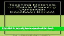 Ebook Teaching Materials on Estate Planning Free Online
