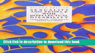 Books Sexuality and People with Intellectual Disability Free Online