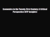 FREE PDF Economics in the Twenty-First Century: A Critical Perspective (UTP Insights)  DOWNLOAD