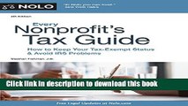Ebook Every Nonprofit s Tax Guide: How to Keep Your Tax-Exempt Status and Avoid IRS Problems Full