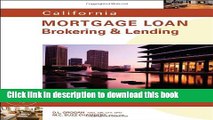 PDF  California Mortgage Loan Brokering and Lending  Free Books