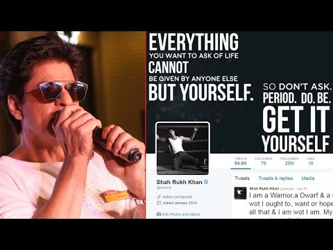 Shah Rukh Khan joins the 20 million followers club on Twitter