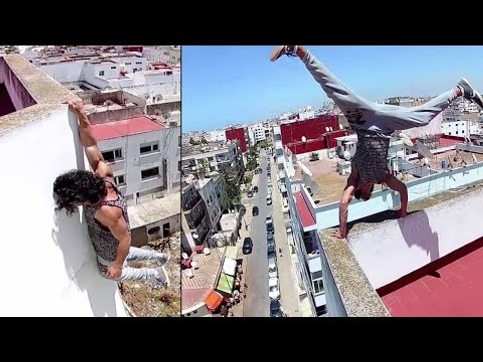 Moroccan man turns buildings to gyms
