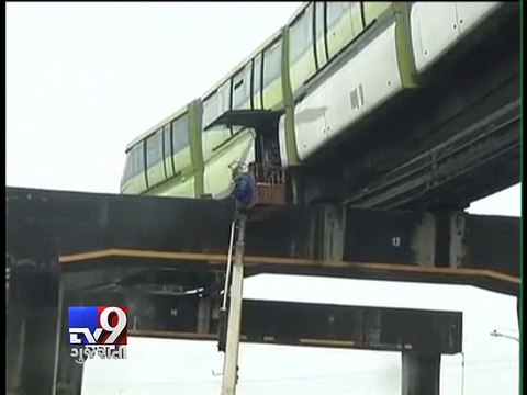 Mumbai Monorail stuck due to technical snag, passengers evacuated - Tv9 Gujarati