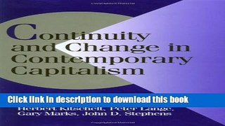 [Read PDF] Continuity and Change in Contemporary Capitalism (Cambridge Studies in Comparative