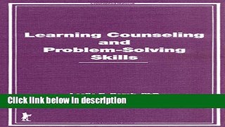 Books Learning Counseling and Problem-Solving Skills Full Online