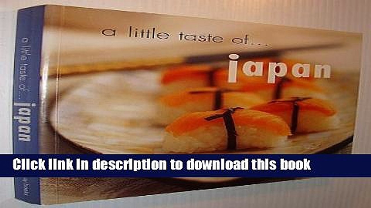 Ebook A Little Taste of Japan Free Online