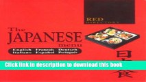 Ebook The Japanese Menu: 6 Languages Red Directory (English, French, German, Italian, Spanish and