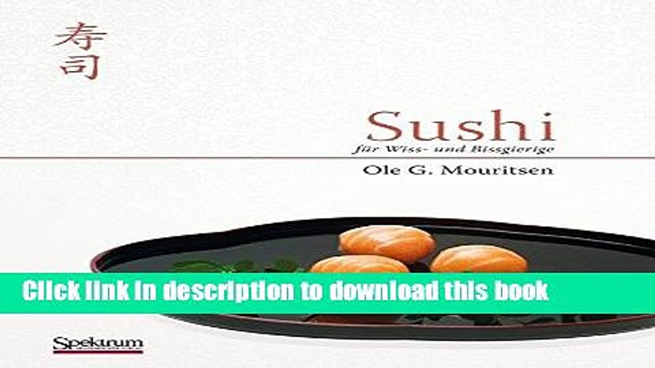 Books Sushi: FÃ¼r Wiss- und Bissgierige (German Edition) Free Download