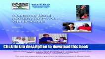 Download Montessori Based Activities for Persons, Vol.II Ebook Free
