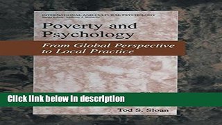 Books Poverty and Psychology: From Global Perspective to Local Practice (International and