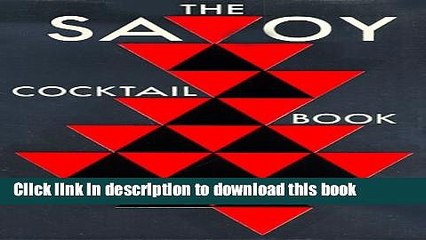 Ebook The Savoy Cocktail Book Full Online