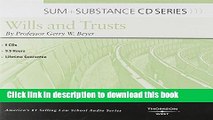 PDF  Sum and Substance Audio on Wills and Trusts  Free Books