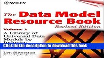 Ebook The Data Model Resource Book: A Library of Universal Data Models by Industry Types Full