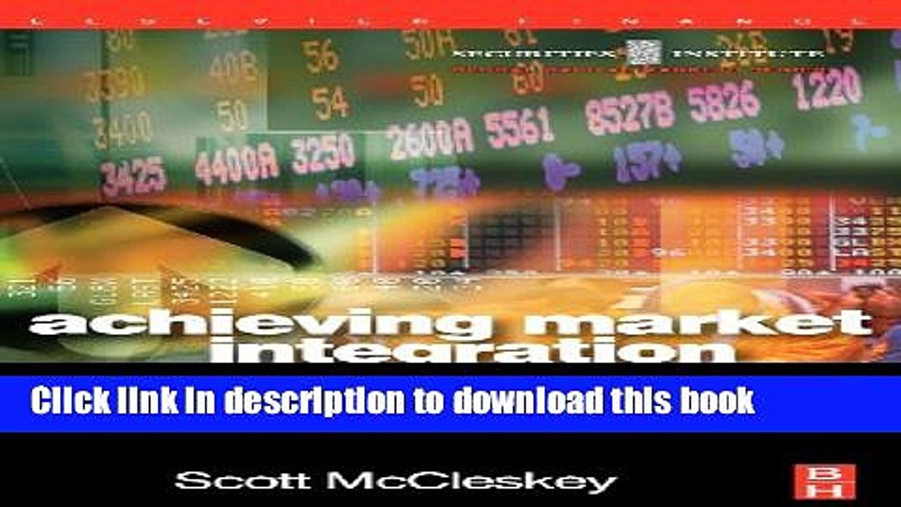 [Read PDF] Achieving Market Integration: Best Execution, Fragmentation and the Free Flow of