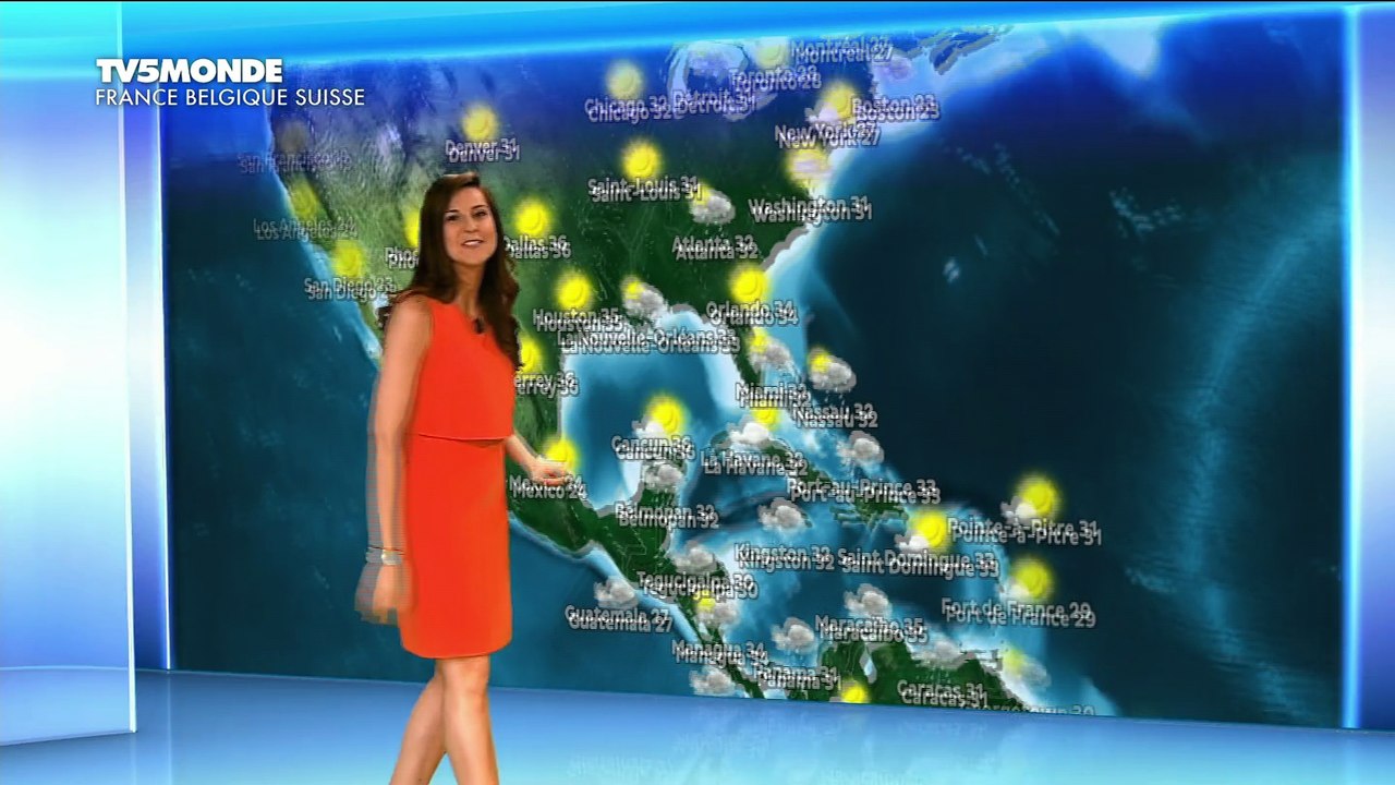 LA METEO du 2016 07 11 de DANIELA PREPELIUC sur TV5 MONDE