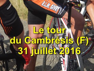 Le tour du Cambrésis 2016
