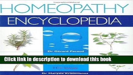 Ebook Homeopathy Encyclopedia Full Online KOMP