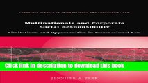 Ebook Multinationals and Corporate Social Responsibility: Limitations and Opportunities in