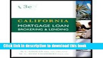 Download  California Mortgage Loan Brokering   Lending by Grogan,Donna L.; Chambers,Malcolm.