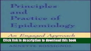 Books Principles and Practice of Epidemiology: An Engaged Approach Free Online