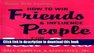 Ebook How to Win Friends and Influence People for Teen Girls Free Download