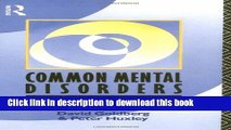 Read Common Mental Disorders: A Bio-Social Model Ebook Free