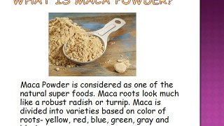 Premium Raw Organic Maca powder