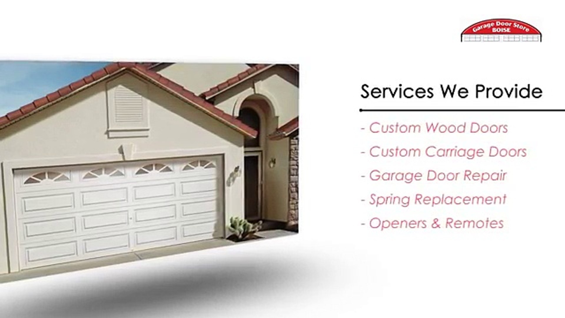 ⁣Garage Door Boise - For Quality Garage Doors